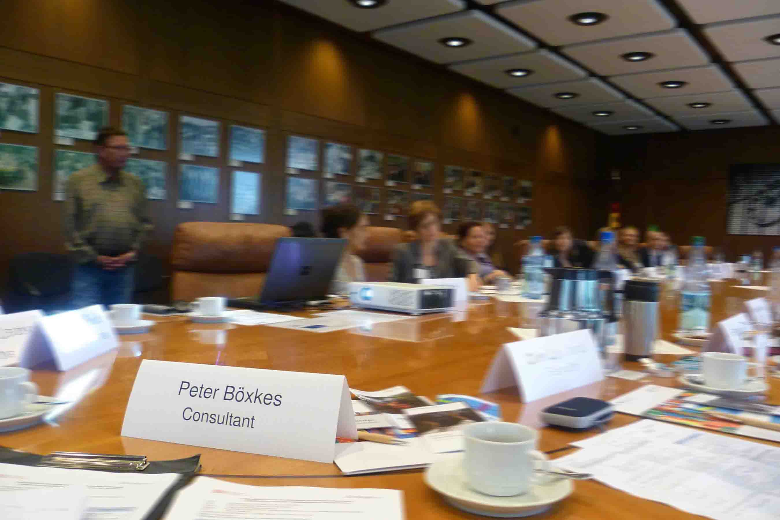 Organisation & Moderation: Training for Junior Staff in the historic Cabinet Room (now BMZ Bonn)